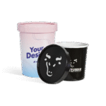 branded ice cream cups with lids product image