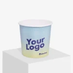 custom printed food cups with lids