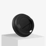 lids for paper cups pla black
