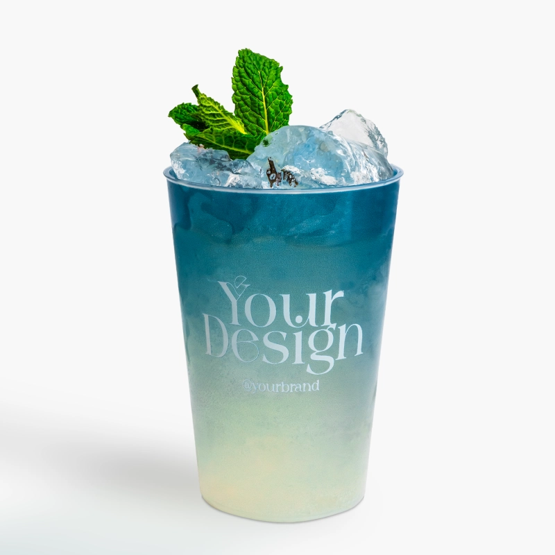 personalized reusable plastic cups 250ml