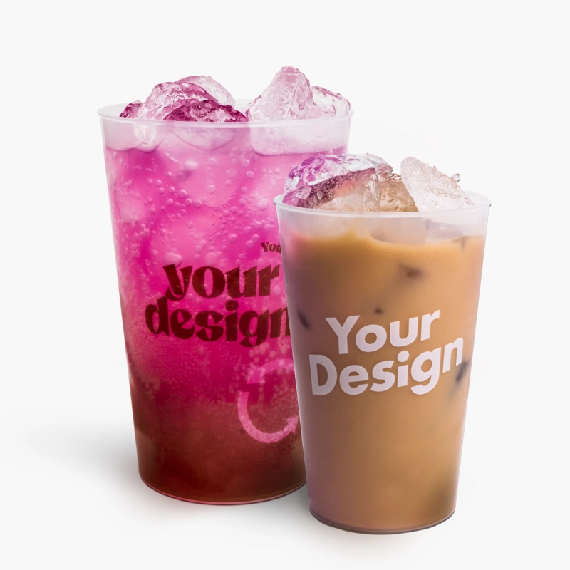 personalized reusable plastic cups