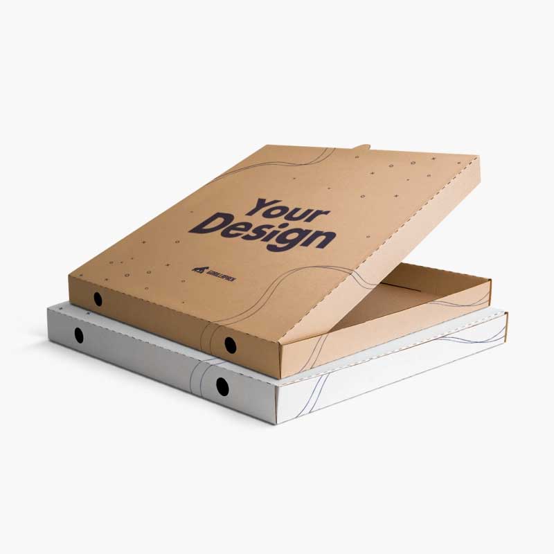printed pizza boxes