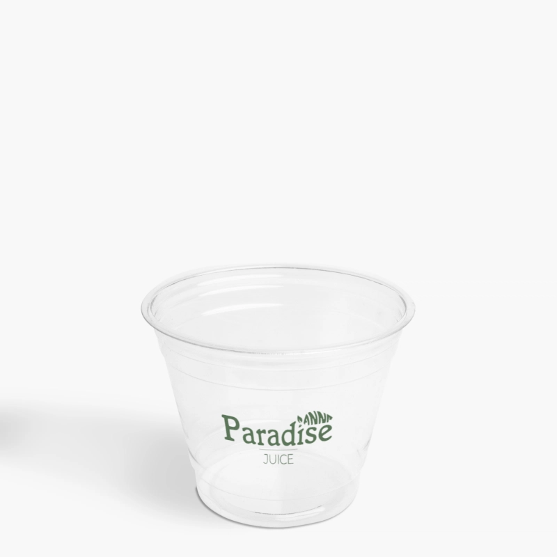 printed plastic cups 250 ml 1 color