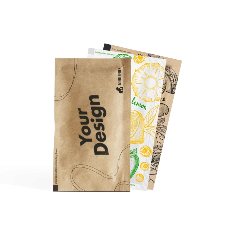 wet wipes custom printed